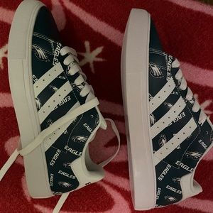 Philadelphia Eagles sneakers. Size 6 women’s. NWOT